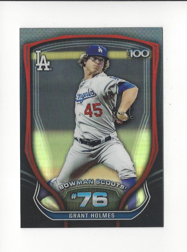 2015 Bowman Chrome Baseball Bowman Scouts Top 100 Insert Singles - You Choose - Picture 17 of 25