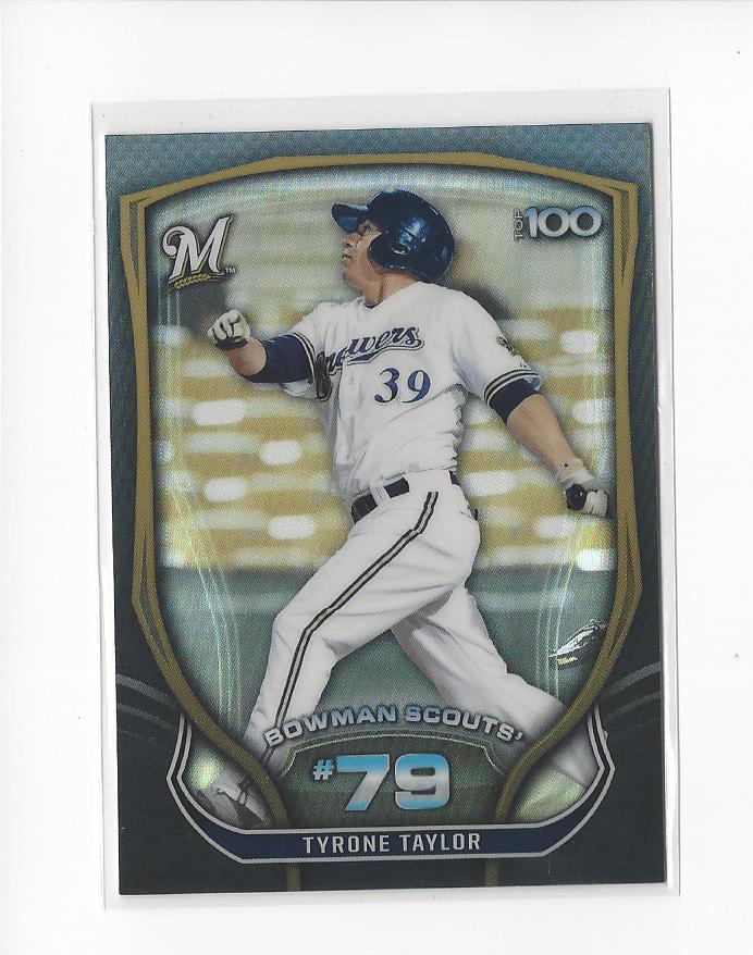2015 Bowman Chrome Baseball Bowman Scouts Top 100 Insert Singles - You Choose - Picture 18 of 25