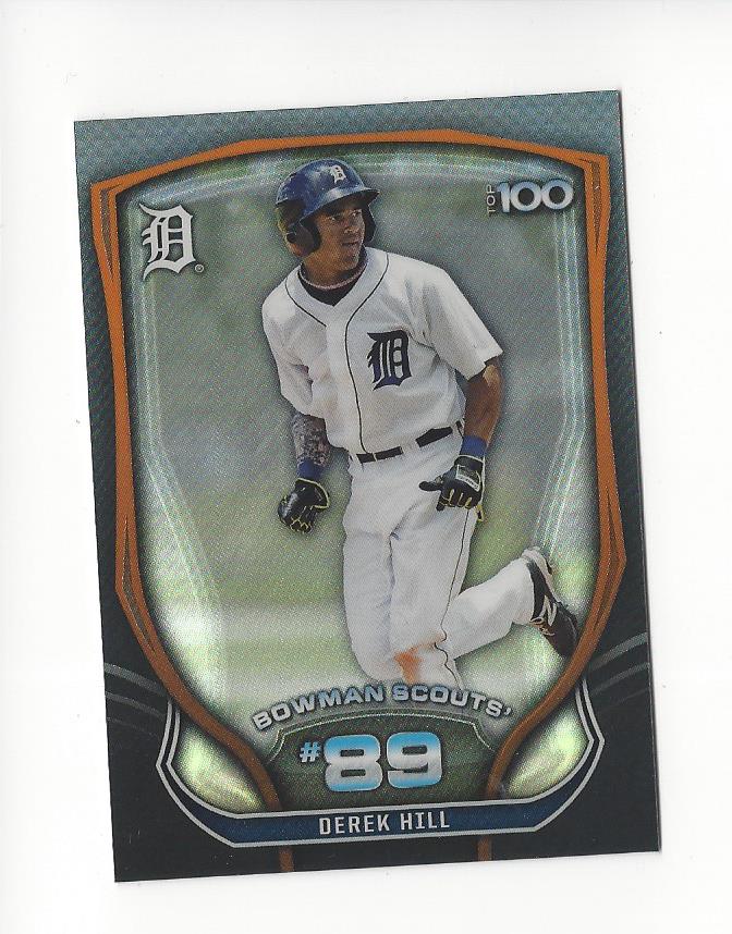 2015 Bowman Chrome Baseball Bowman Scouts Top 100 Insert Singles - You Choose - Picture 22 of 25