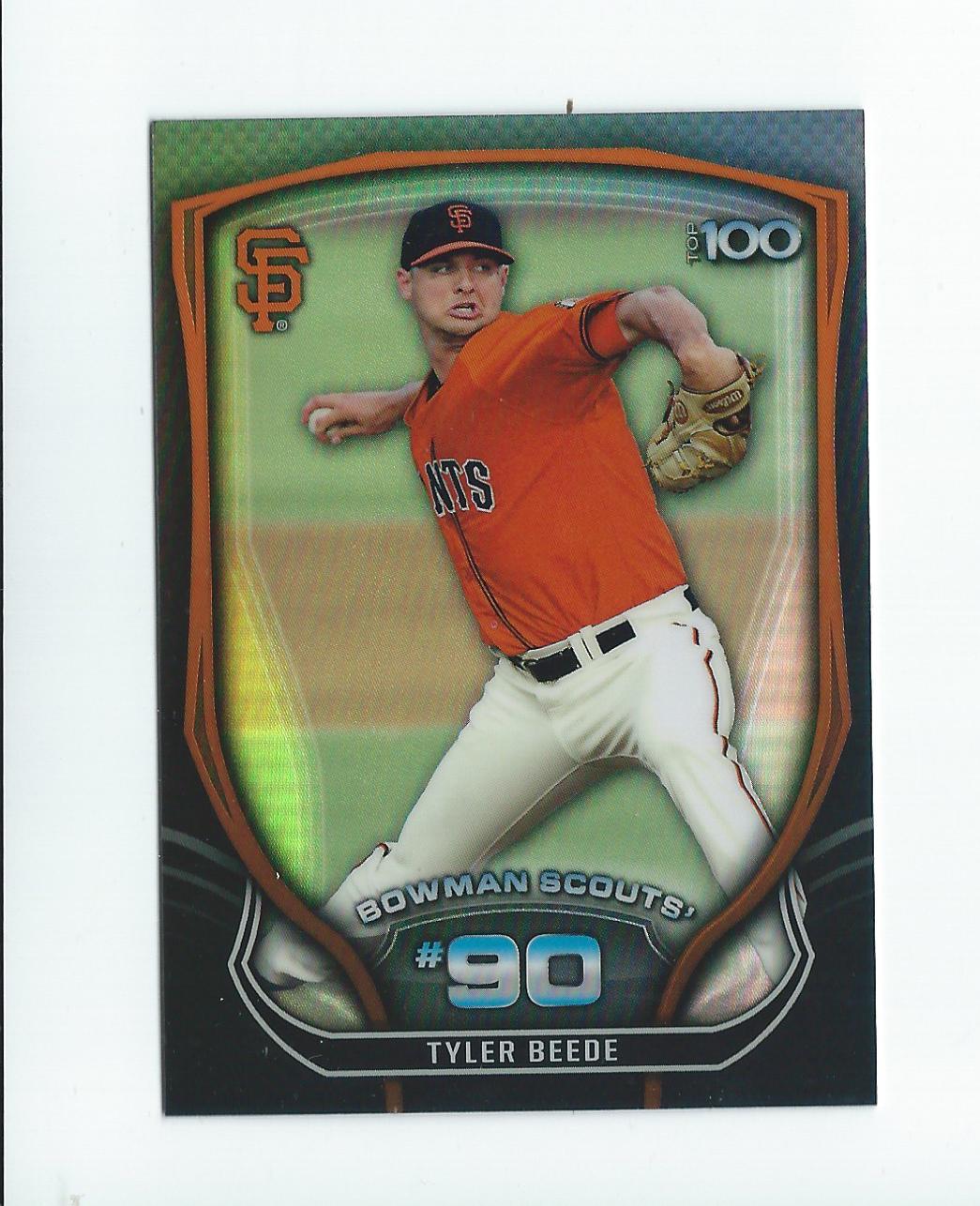 2015 Bowman Chrome Baseball Bowman Scouts Top 100 Insert Singles - You Choose - Picture 23 of 25