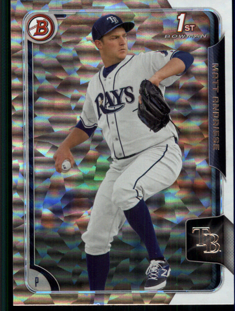 2015 Bowman Baseball "Prospects Color" Insert Parallel Cards - Picture 30 of 39