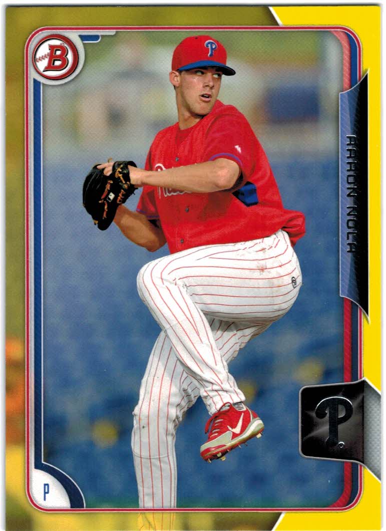 2021 Panini Donruss AARON NOLA #104 Orange Holo Philadelphia Phillies