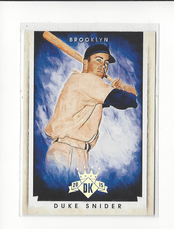 2015 Diamond Kings Silver #40 Duke Snider