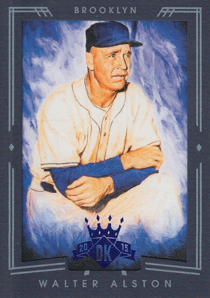 2015 Diamond Kings Framed Blue #139 Walter Alston