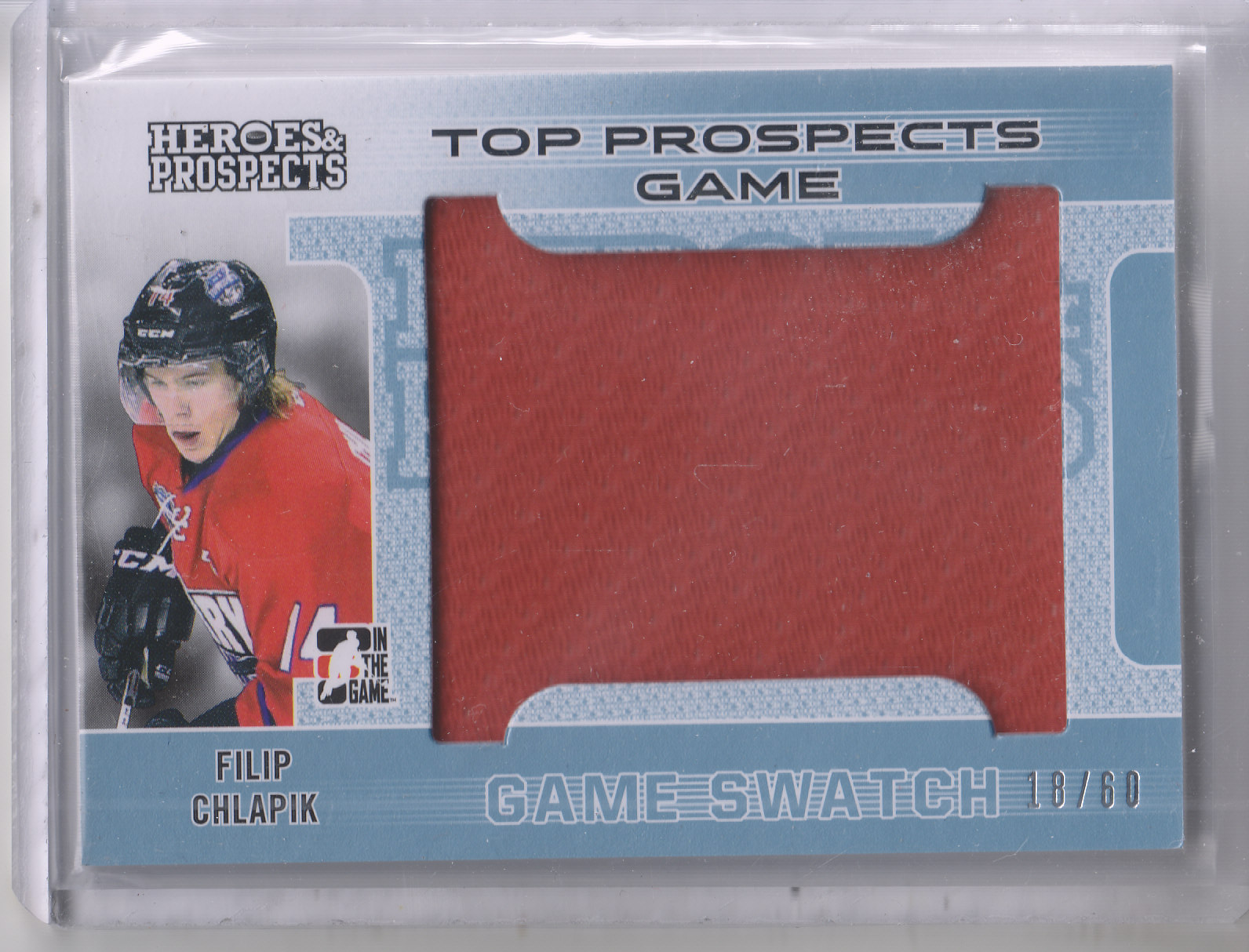 2014-15 ITG Heroes and Prospects Top Prospects Jersey #TPJ07 Filip Chlapik