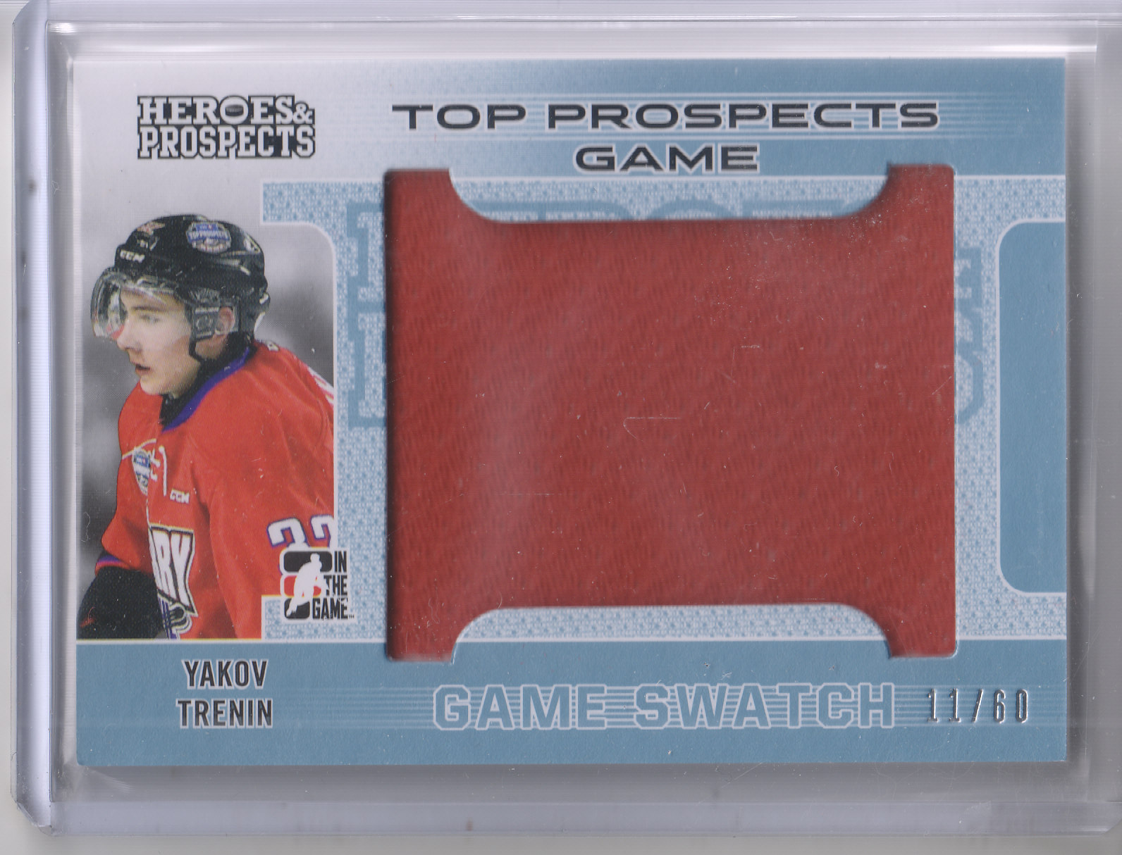 2014-15 ITG Heroes and Prospects Top Prospects Jersey #TPJ15 Yakov Trenin