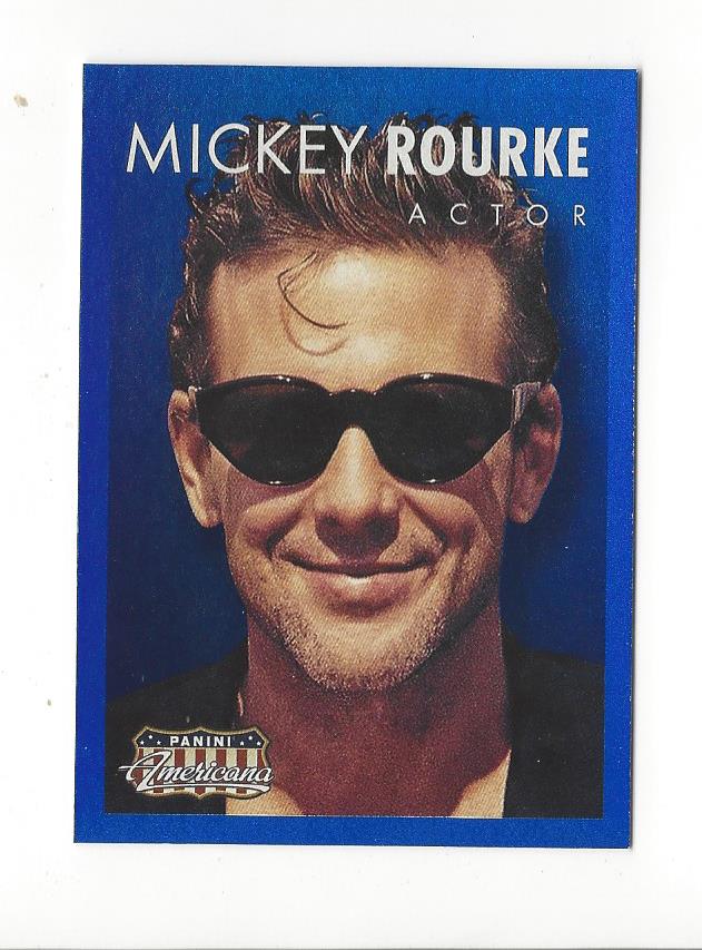 2015 Panini Americana Blue #30 Mickey Rourke