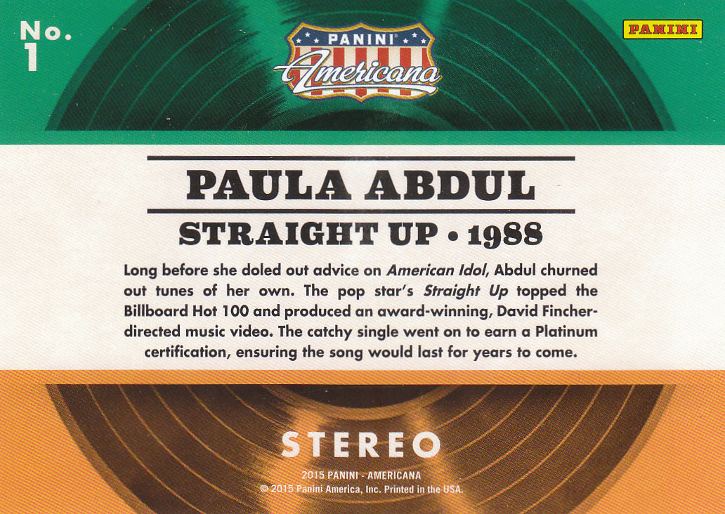 Tarjetas "Insertar" Americana (2015 Panini) - Imagen 9 de 193