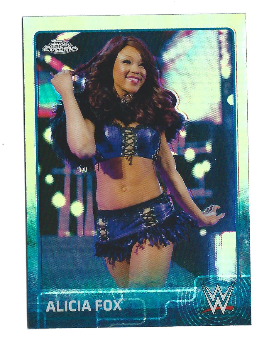 2015 Topps Chrome WWE Refractors #3 Alicia Fox