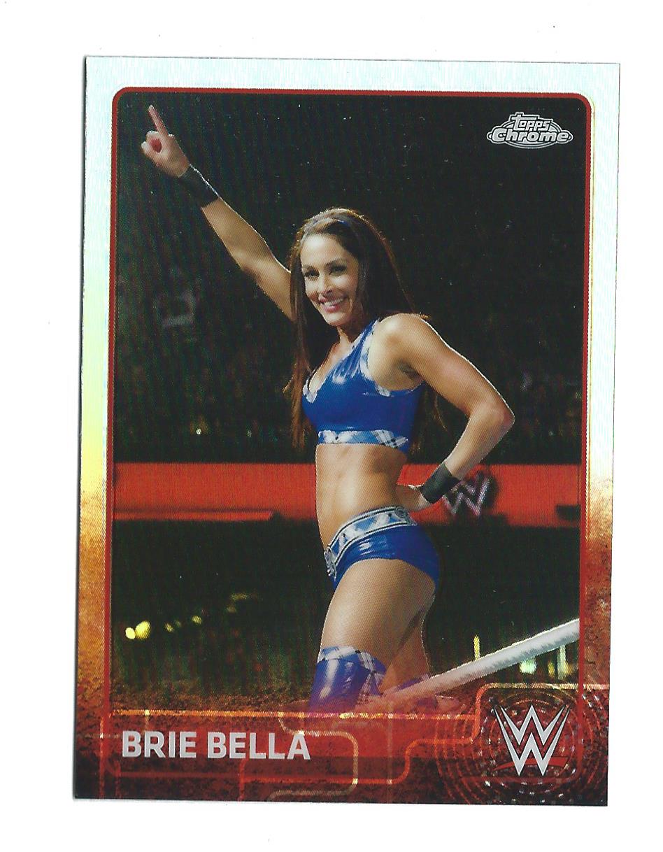 2015 Topps Chrome WWE Refractors #11 Brie Bella