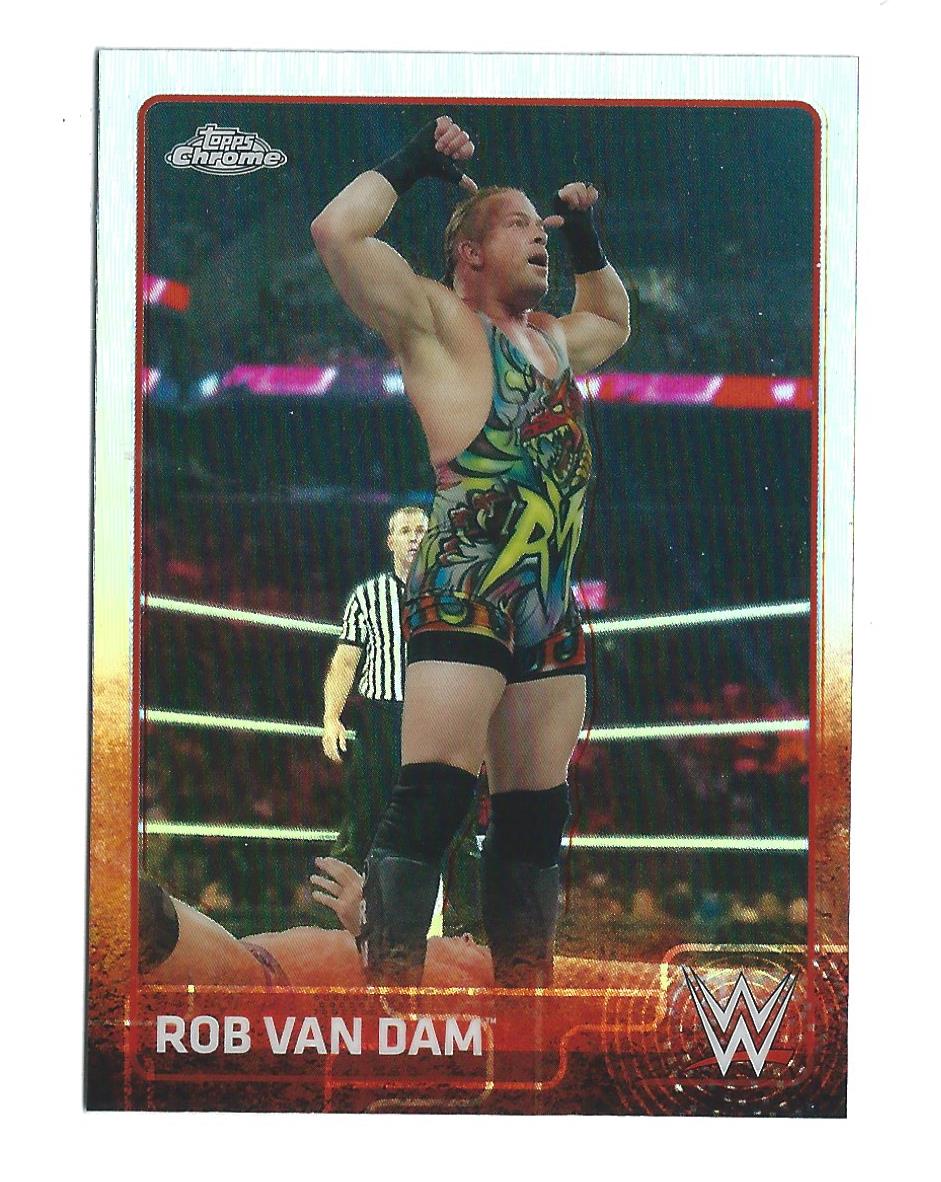 2015 Topps Chrome WWE Refractors #58 Rob Van Dam