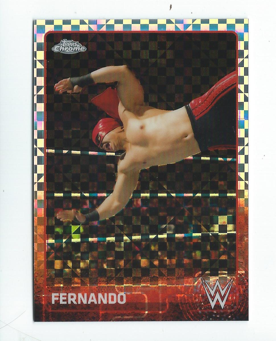 2015 Topps Chrome WWE X-Fractors #30 Fernando