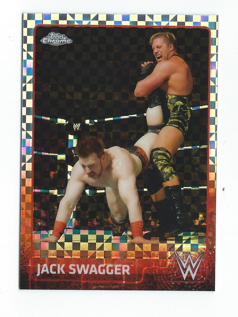 2015 Topps Chrome WWE X-Fractors #34 Jack Swagger