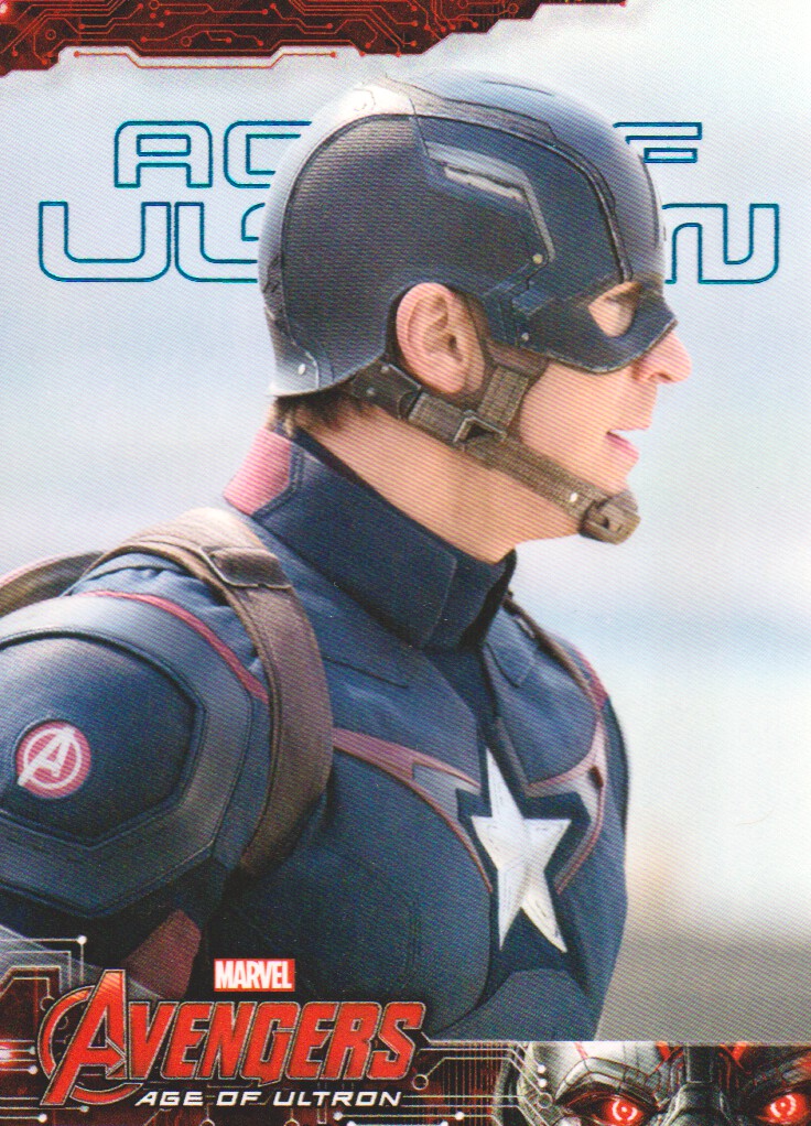 2015 Upper Deck Avengers Age of Ultron AOU Blue #73 The Avengers pinpoint Ultron's current location