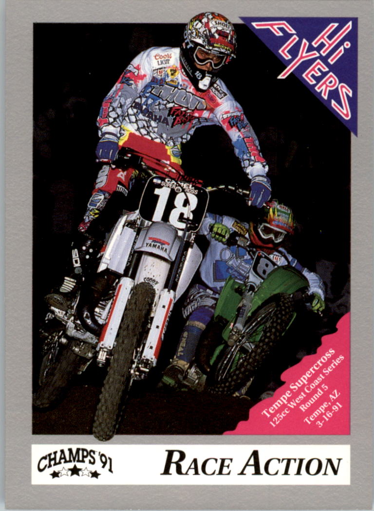 1991 Champ's Hi Flyers Motocross #10 Race Action