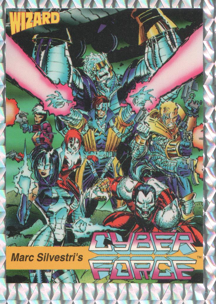 1992-97 Wizard Magazine Series 1 #6A Cyberforce/Silvestri Wizard #14 ...