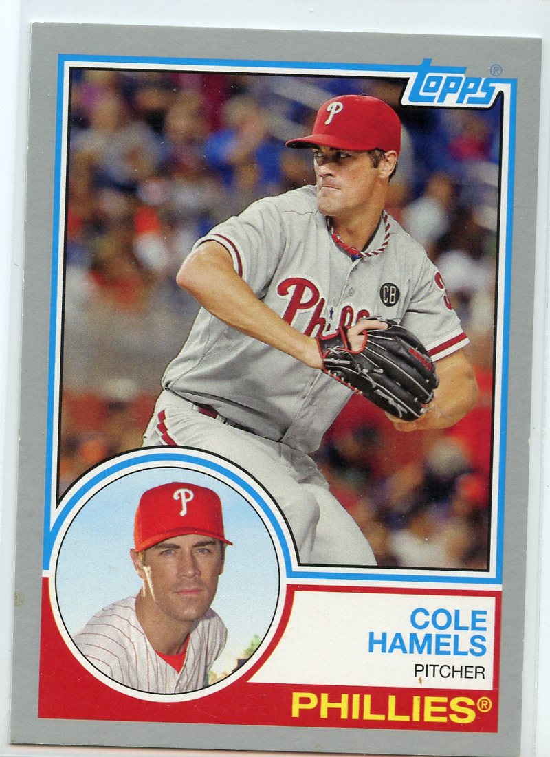 2015 Topps Archives Silver #244 Cole Hamels