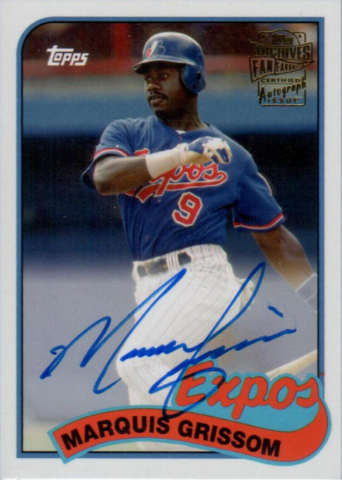 2015 Topps Archives Fan Favorites Autographs #FFAMG Marquis Grissom