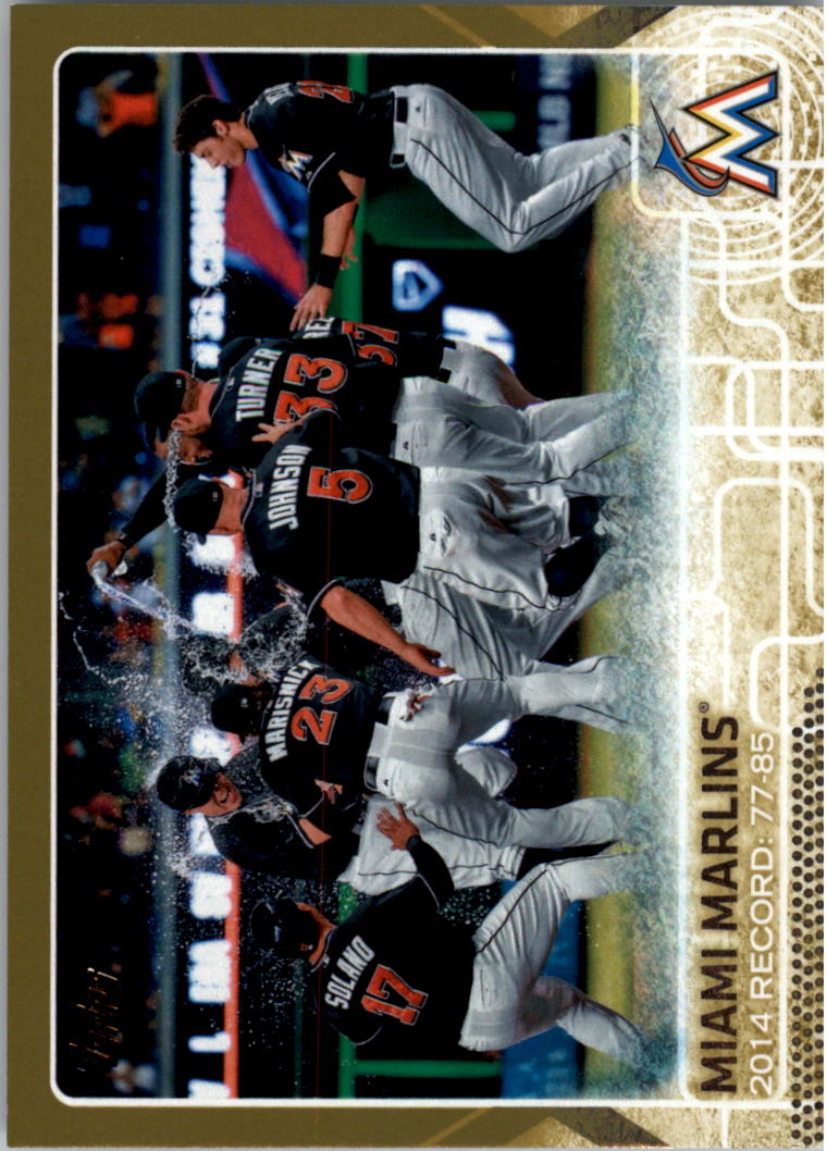 2015 Topps Gold #699 Miami Marlins
