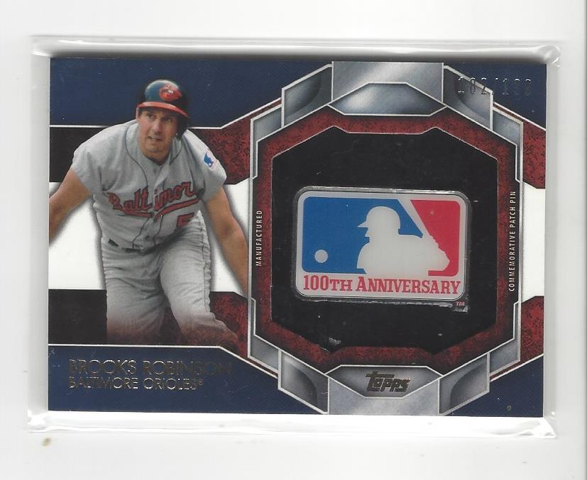 2015 Topps Commemorative Patch Pins #CPP23 Brooks Robinson