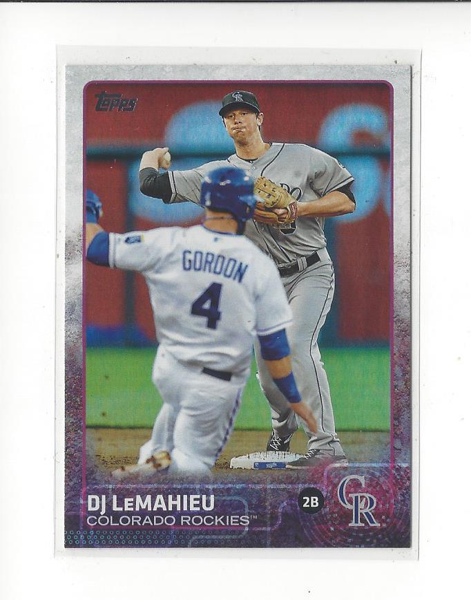 2015 Topps Rainbow Foil #438 DJ LeMahieu