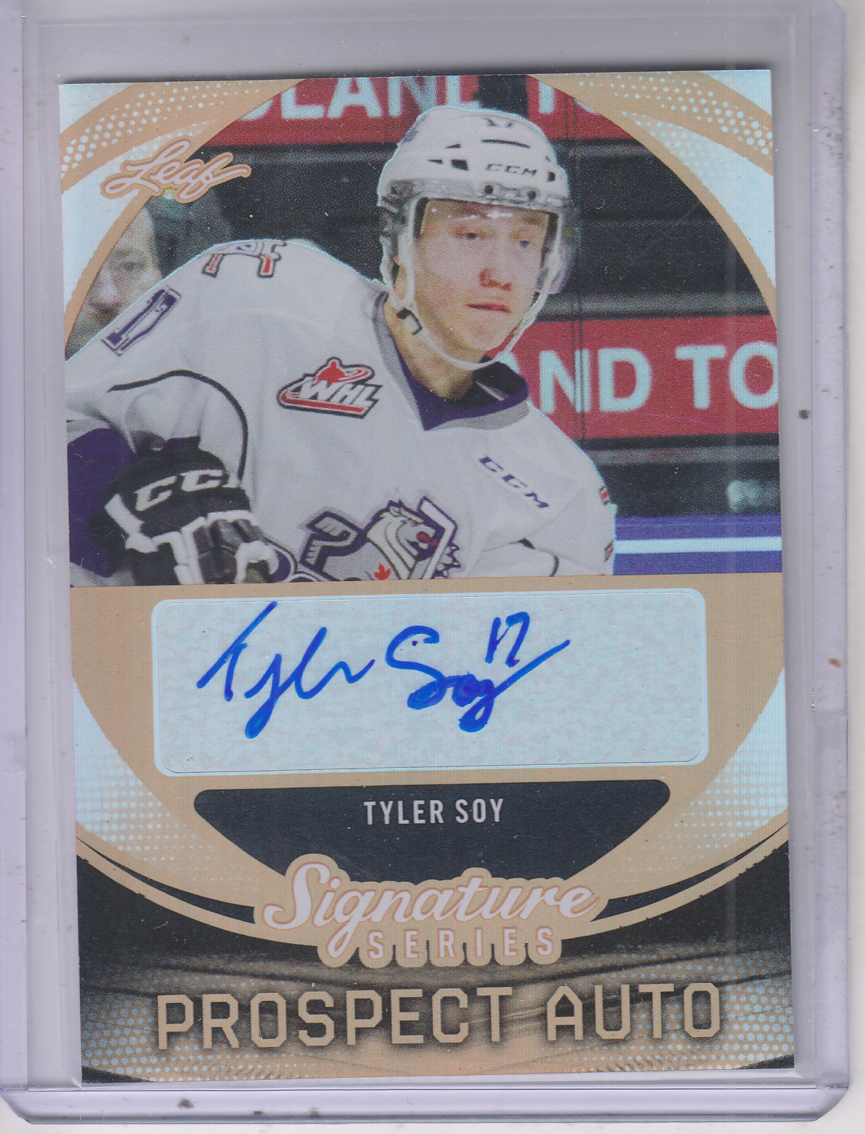 2015-16 Leaf Signature Series Prospects Autographs #SPTS2 Tyler Soy/85*