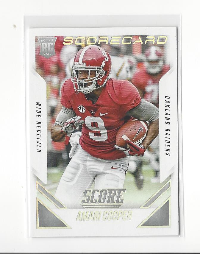 2015 Score Scorecard #408 Amari Cooper