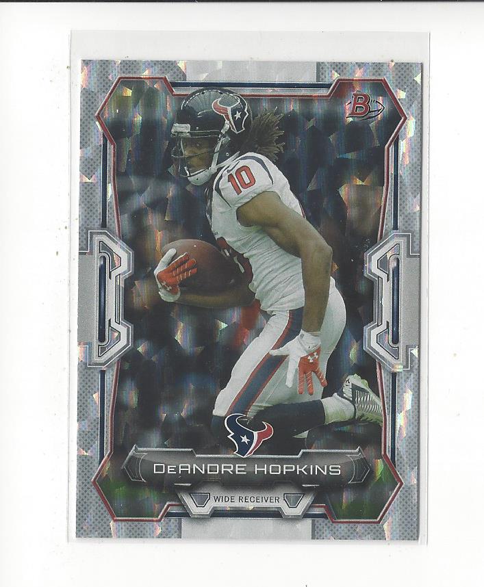 2015 Bowman Rainbow Silver Ice #V48 DeAndre Hopkins