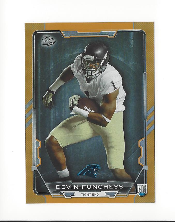 2015 Bowman Rainbow Orange #R40 Devin Funchess