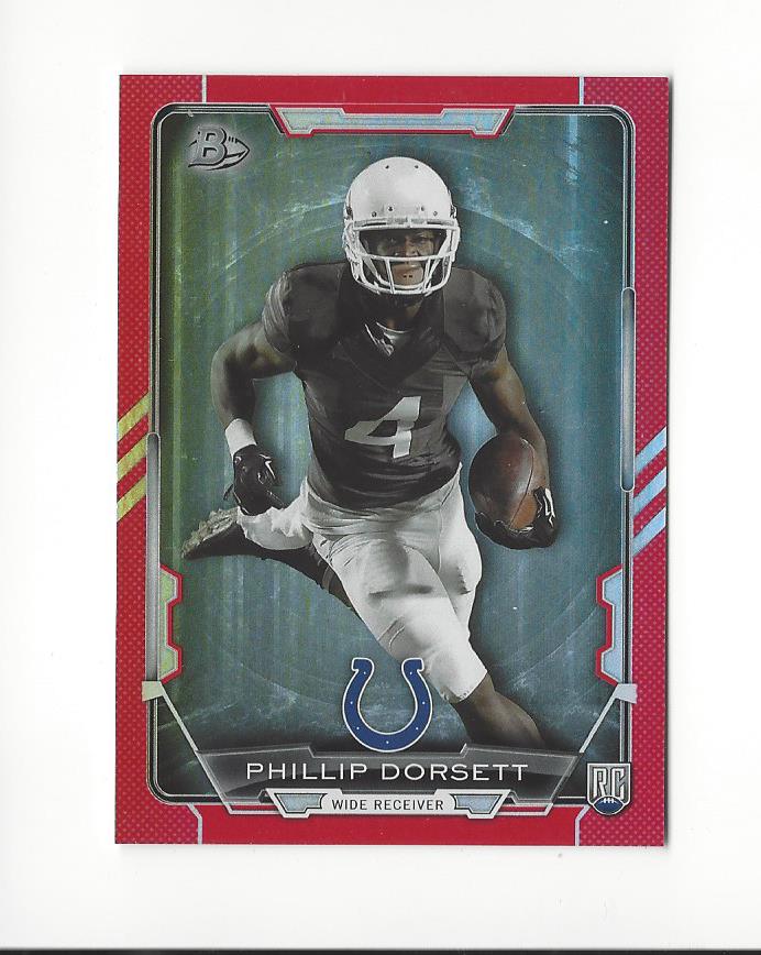2015 Bowman Rainbow Red #R84 Phillip Dorsett