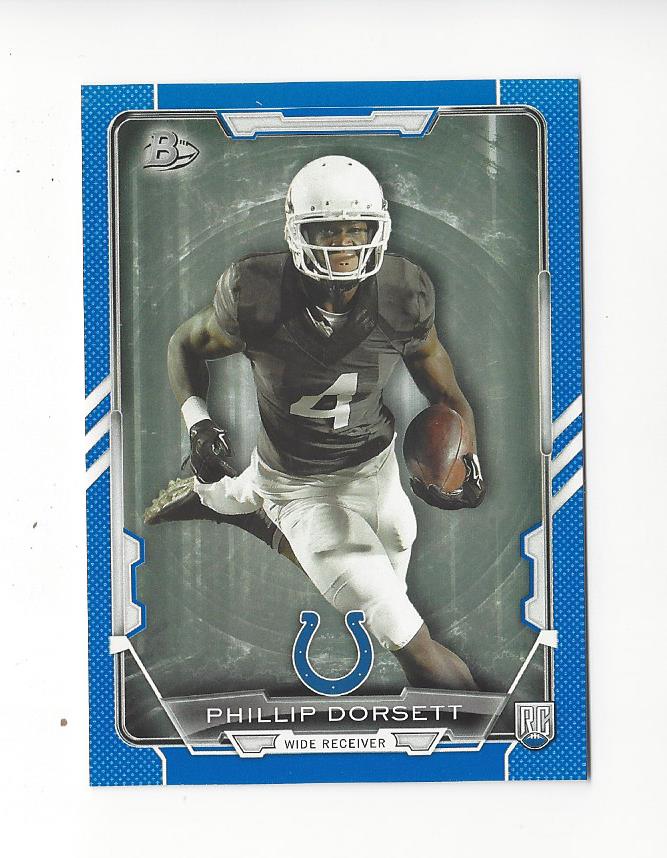 2015 Bowman Blue #R84 Phillip Dorsett