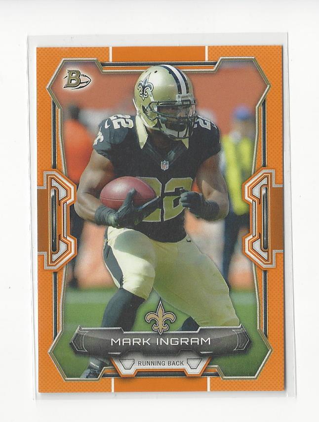2015 Bowman Orange #V72 Mark Ingram