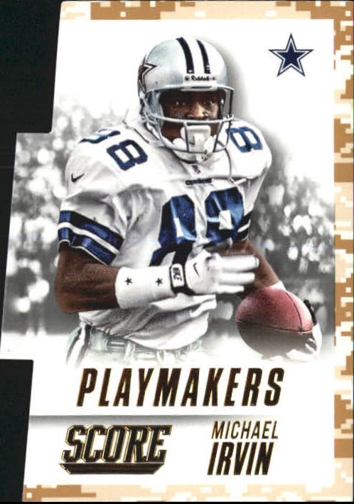 2015 Score Playmakers Desert Camo #7 Michael Irvin