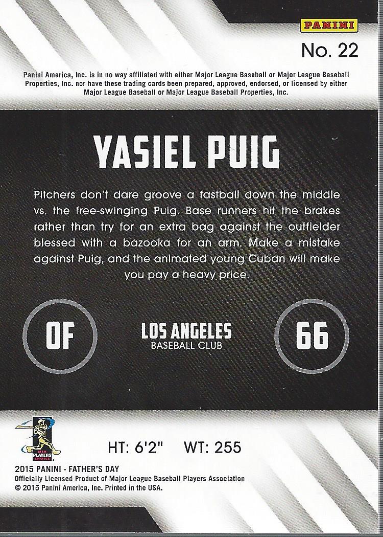 2015 Panini Father's Day Trading Card Pick (Inserts) - Picture 91 of 95