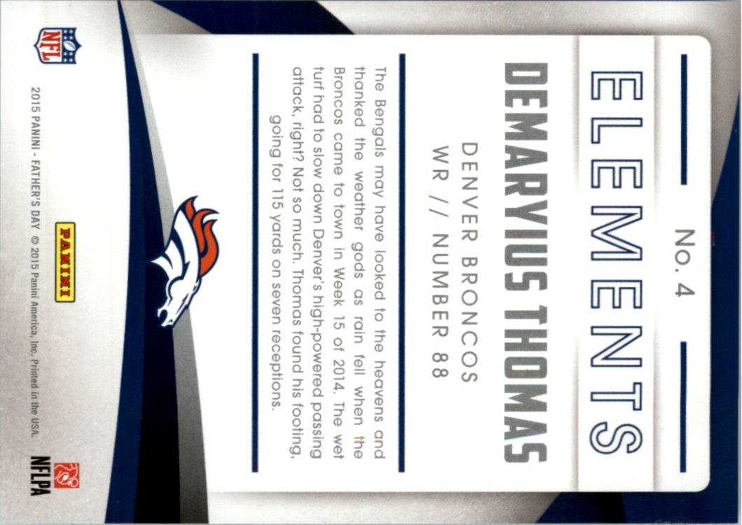 2015 Panini Father's Day Trading Card Pick (Inserts) - Picture 49 of 95