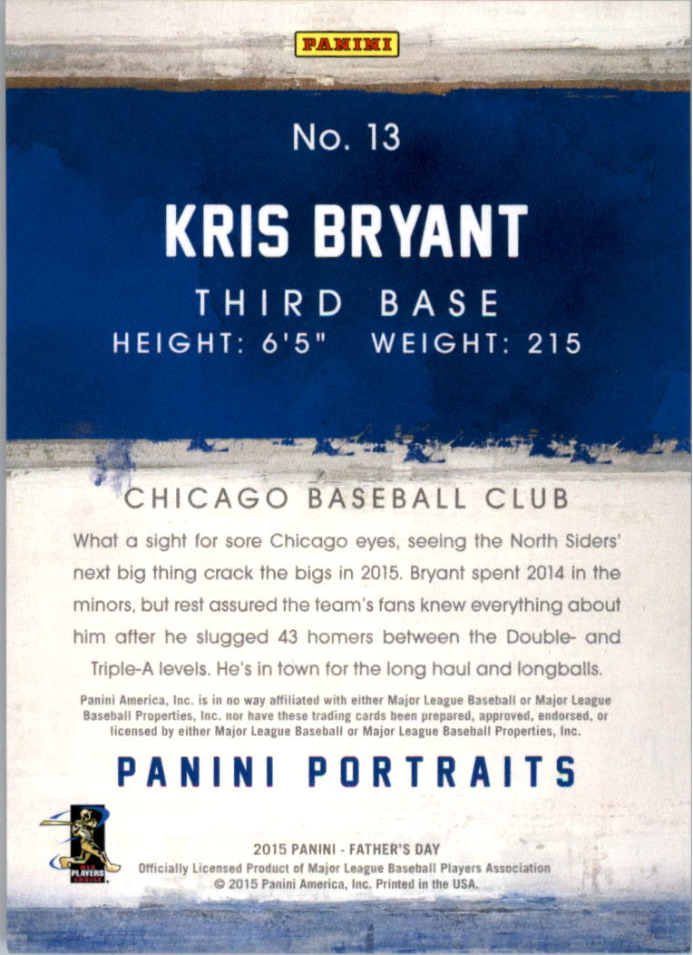 2015 Panini Father's Day Trading Card Pick (Inserts) - Picture 69 of 95