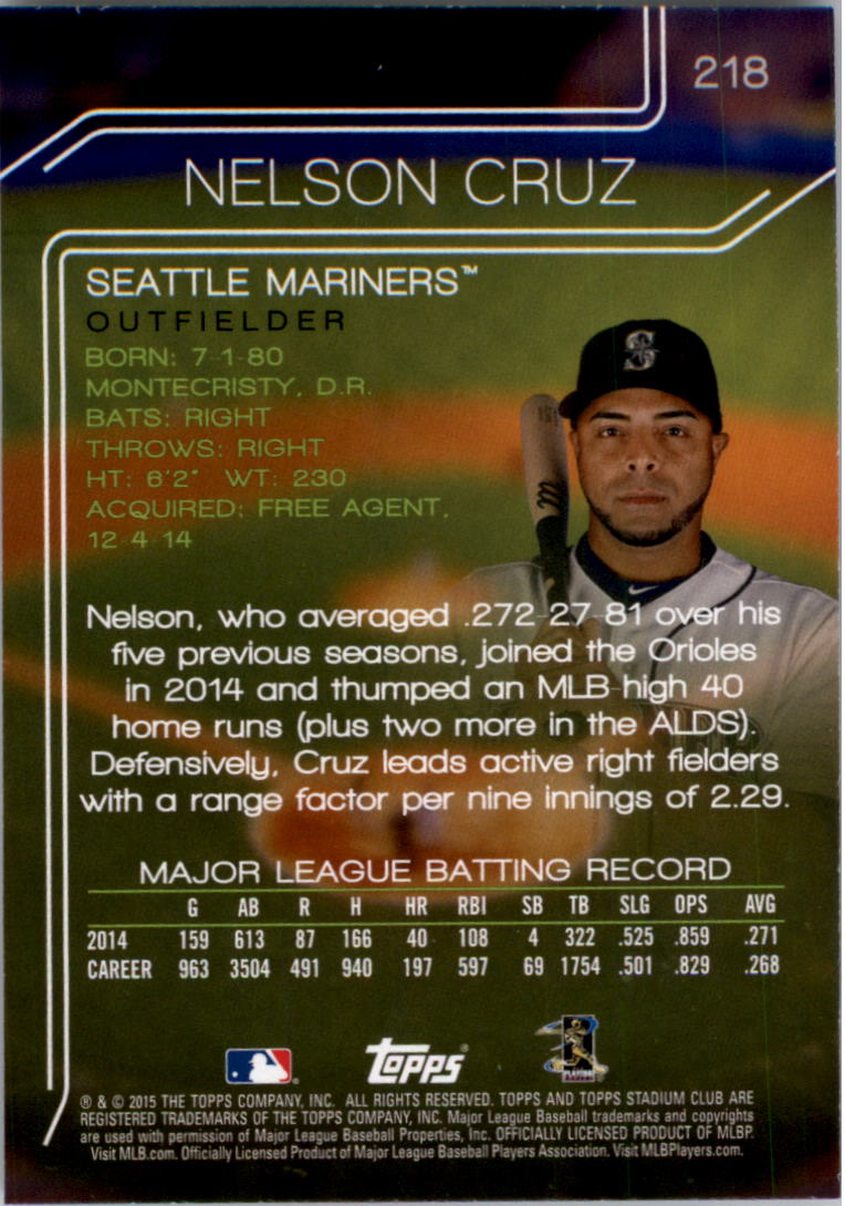 2015 Stadium Club Baseball 201-300 YOU PICK - Picture 21 of 118