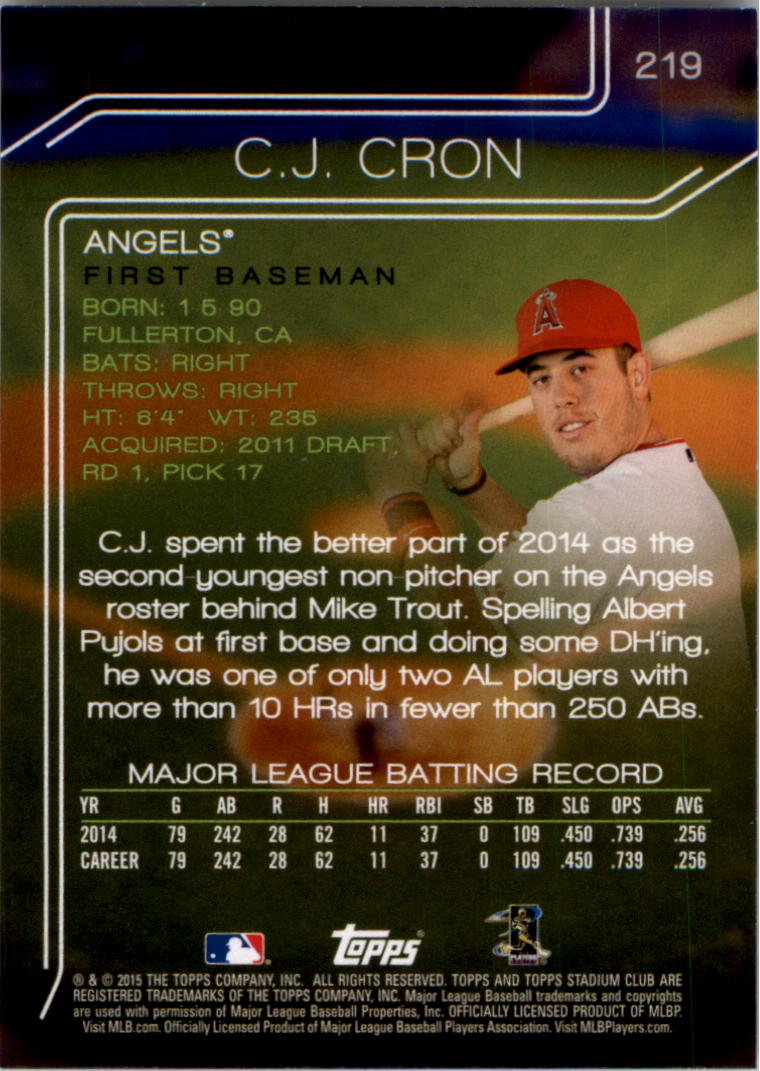 2015 Stadium Club Baseball 201-300 YOU PICK - Picture 23 of 118