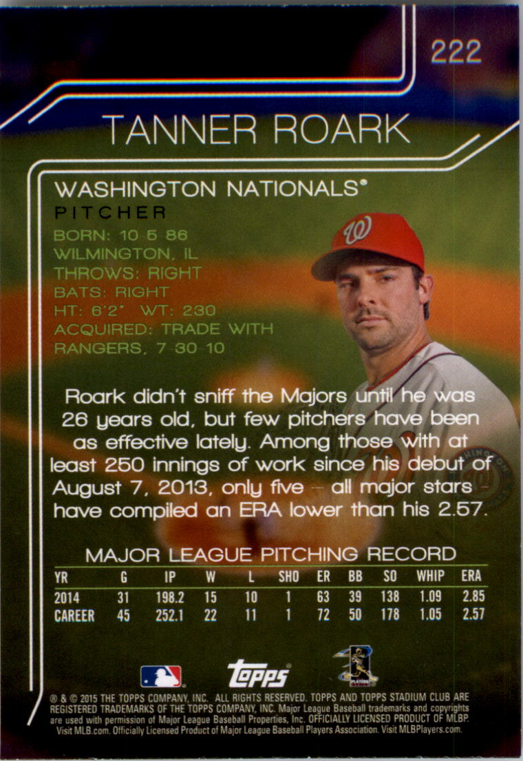 2015 Stadium Club Baseball 201-300 YOU PICK - Picture 28 of 118
