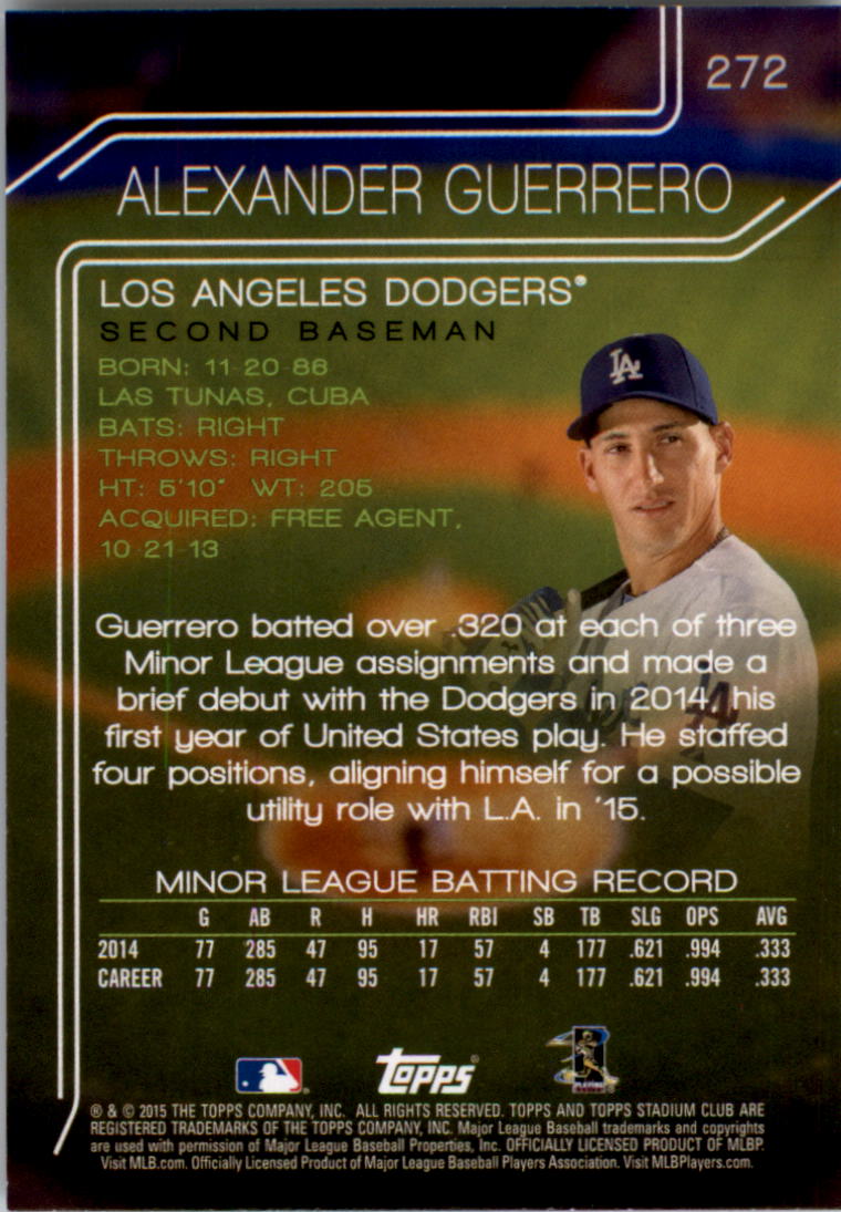 2015 Stadium Club Baseball 201-300 YOU PICK - Picture 90 of 118