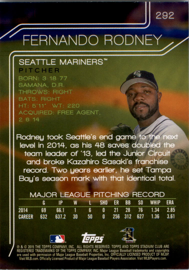 2015 Stadium Club Baseball 201-300 YOU PICK - Picture 110 of 118