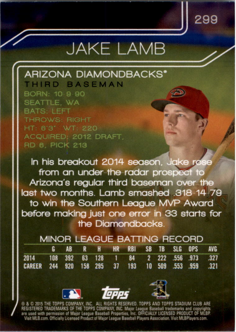 2015 Stadium Club Baseball 201-300 YOU PICK - Picture 118 of 118
