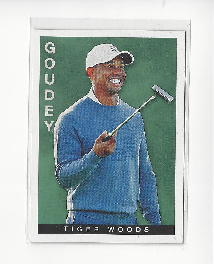 2015 Upper Deck Goodwin Champions Goudey #1 Tiger Woods