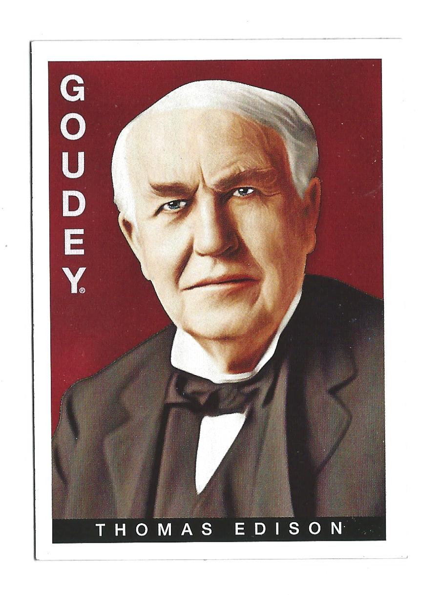 2015 Upper Deck Goodwin Champions Goudey #44 Thomas Edison