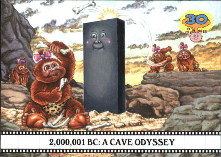 2015 Topps Garbage Pail Kids 30th Anniversary Famous Movie Scenes #2 2000000 BC A Cave Odyssey