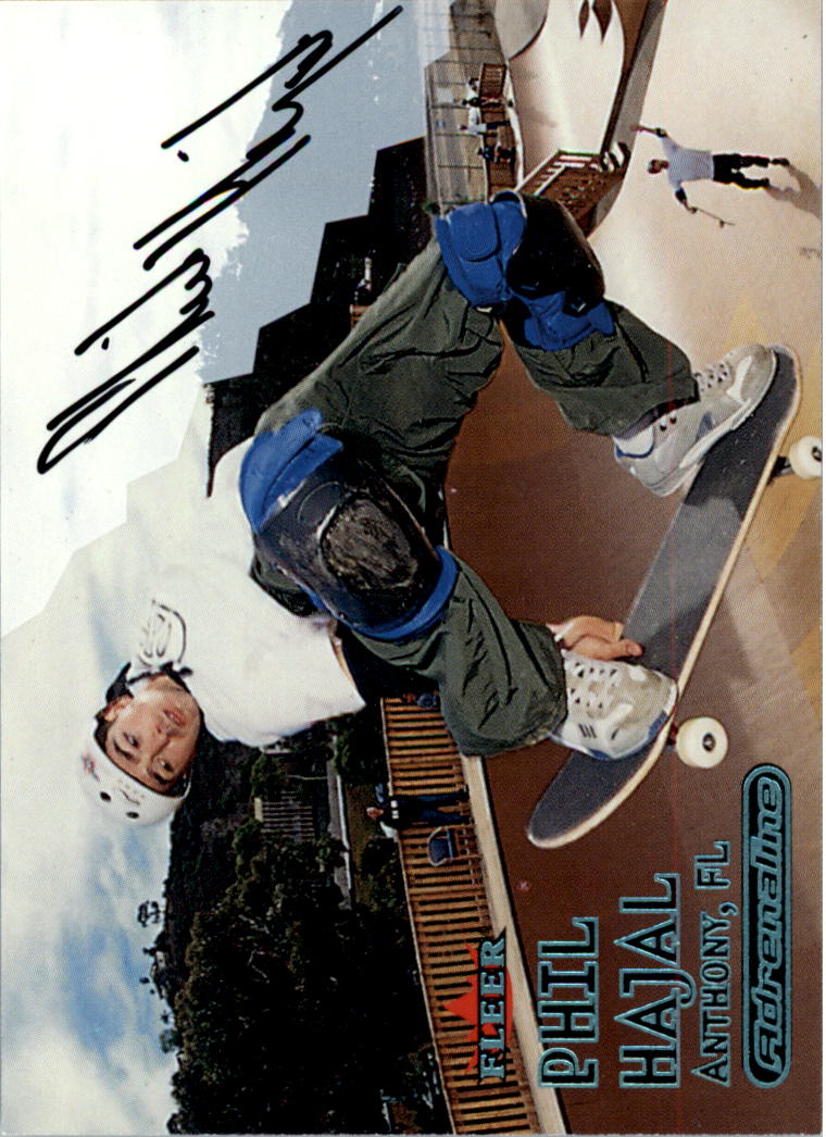 2000 Fleer Adrenaline Autographs #47 Phil Hajal