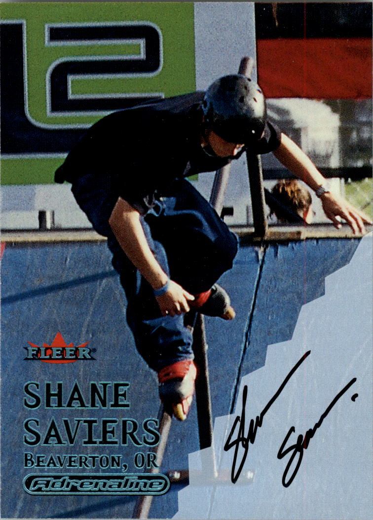 2000 Fleer Adrenaline Autographs #57 Shane Saviers