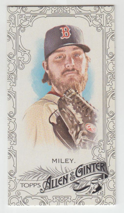 2015 Topps Allen and Ginter Mini Black #217 Wade Miley