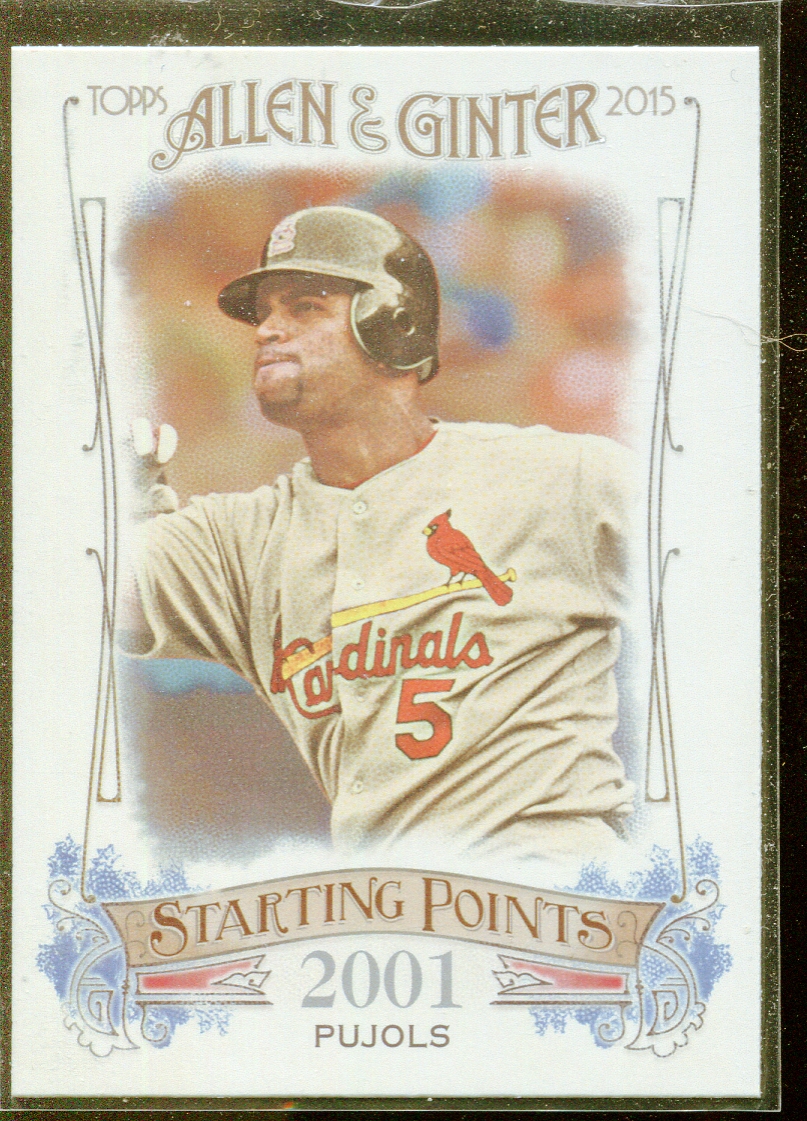2015 Topps Allen and Ginter Starting Points #SP2 Albert Pujols