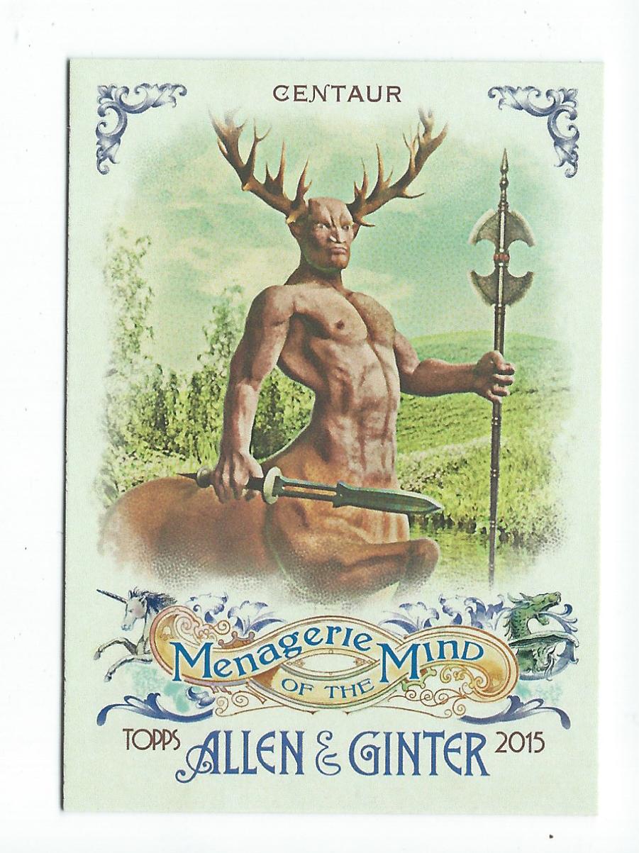 2015 Topps Allen and Ginter Menagerie of the Mind #MM20 Centaur
